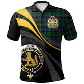 Gow Hunting 02 Tartan Polo Shirt - Royal Coat Of Arms Style