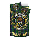 Graham of Montrose 02 Tartan Crest Bedding Set - Golden Thistle Style
