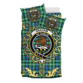 Graham of Montrose Ancient Tartan Crest Bedding Set - Golden Thistle Style