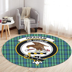 Graham of Montrose Ancient Tartan Crest Round Rug