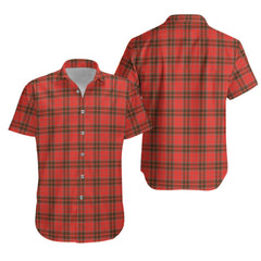 Grant Weathered Tartan Hawaiian Shirt