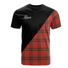 Grant Weathered Tartan - Military T-Shirt