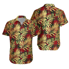 Grant (Vestiarium Scoticum) Tartan Vintage Leaves Hawaiian Shirt