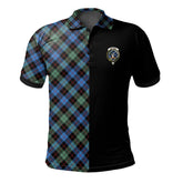 Guthrie Ancient Tartan Polo Shirt Half of Me - Cross Style