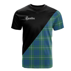 Hamilton Hunting Ancient Tartan - Military T-Shirt
