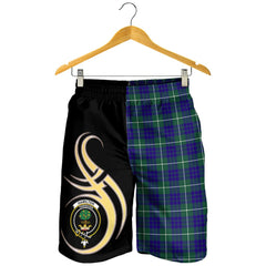 Hamilton Hunting Modern Tartan Crest Men's Short PM8