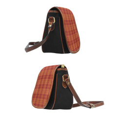 Hamilton Red Tartan Saddle Handbags