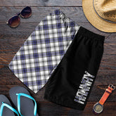 Hannay Modern Tartan Crest Men's Short - Cross Style