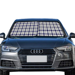 Hannay Modern Tartan Car Sun Shade - 2 Pieces