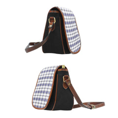Hannay Modern Tartan Saddle Handbags