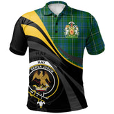 Hay Hunting Tartan Polo Shirt - Royal Coat Of Arms Style