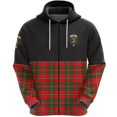 Hay Modern Clan Half Of Tartan Zipper Hoodie