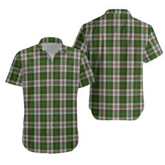 Hay White Dress Tartan Hawaiian Shirt