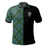 Henderson Ancient Tartan Polo Shirt Half of Me - Cross Style