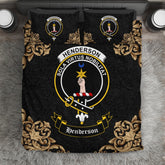 Henderson (MacKendrick) Crest Black Bedding Set