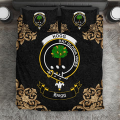 Hogg (or Hog) Crest Black Bedding Set