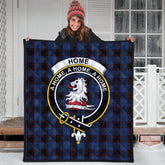 Home (Hume) Tartan Crest Quilt