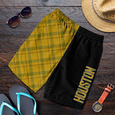 Houston Tartan Crest Men's Short - Cross Style