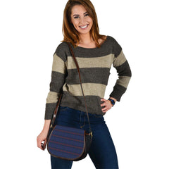 Hughes of Wales Tartan Saddle Handbags