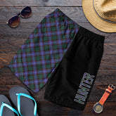 Hunter Modern Tartan Crest Men's Short - Cross Style
