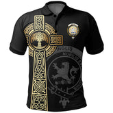 Inglis Clan Unisex Polo Shirt - Celtic Tree Of Life