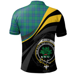 Irvine Ancient Tartan Polo Shirt - Royal Coat Of Arms Style
