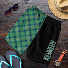 Kennedy Ancient Tartan Crest Men's Short - Cross Style