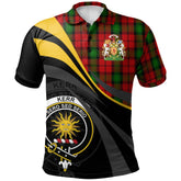 Kerr Tartan Polo Shirt - Royal Coat Of Arms Style