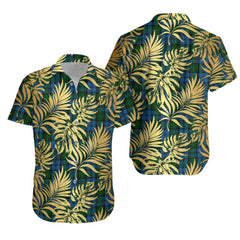 Kerr Hunting Tartan Vintage Leaves Hawaiian Shirt
