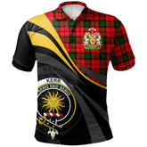 Kerr Modern Tartan Polo Shirt - Royal Coat Of Arms Style