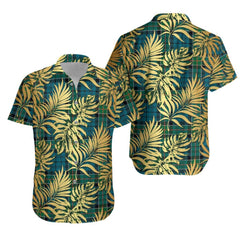 Kirkpatrick Tartan Vintage Leaves Hawaiian Shirt