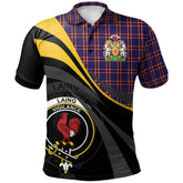 Laing of Archiestown Tartan Polo Shirt - Royal Coat Of Arms Style