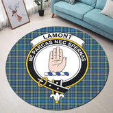 Lamont Ancient Tartan Crest Round Rug