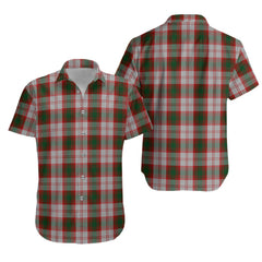 Lindsay Dress Red Tartan Hawaiian Shirt