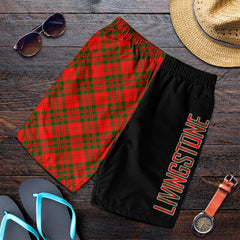 Livingstone Modern Tartan Crest Men's Short - Cross Style