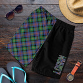 Logan Ancient Tartan Crest Men's Short - Cross Style