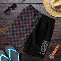 Logan Modern Tartan Crest Men's Short - Cross Style