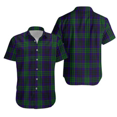 Lumsden Green Tartan Hawaiian Shirt