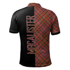MacAlister Modern Tartan Polo Shirt Half of Me - Cross Style