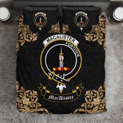 MacAlister Crest Black Bedding Set