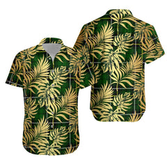 MacAlpine Modern Tartan Vintage Leaves Hawaiian Shirt