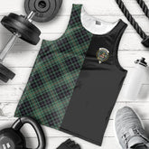 MacAulay Hunting Ancient Tartan Crest Men's Tank Top - Cross Style