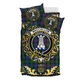 MacCallum (Malcolm) 02 Tartan Crest Bedding Set - Golden Thistle Style