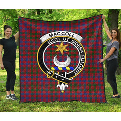 MacColl Ancient Tartan Crest Quilt
