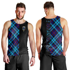 MacCorquodale Tartan Crest Men's Tank Top - Cross Style