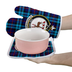 MacCorquodale Tartan Crest Oven Mitt And Pot Holder (2 Oven Mitts + 1 Pot Holder)