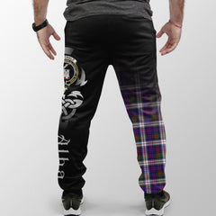 MacDonald Dress Modern Tartan Crest Jogger Sweatpants - Alba Celtic Style