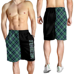 MacDonald of the Isles Hunting Ancient Tartan Crest Men's Short - Cross Style