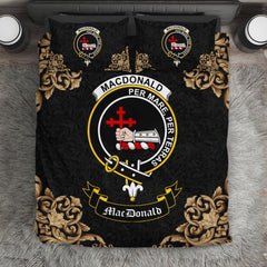 MacDonald (of Sleat) Crest Black Bedding Set