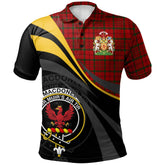 MacDonell of Keppoch 04 Tartan Polo Shirt - Royal Coat Of Arms Style